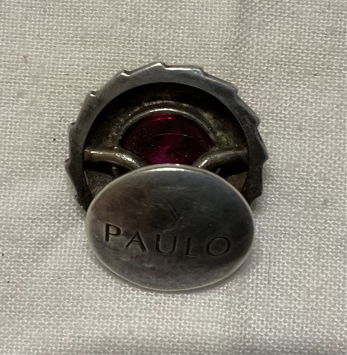 Pin, botoneira em prata El Corte Inglês, raro