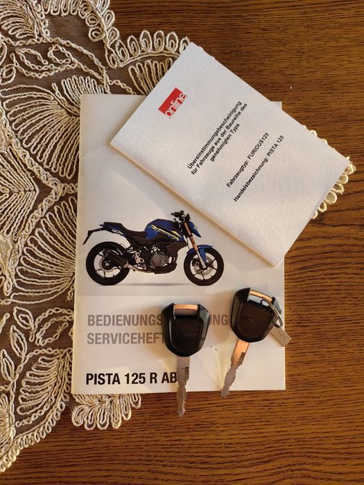 Motocykl Pista 125 R Kat B