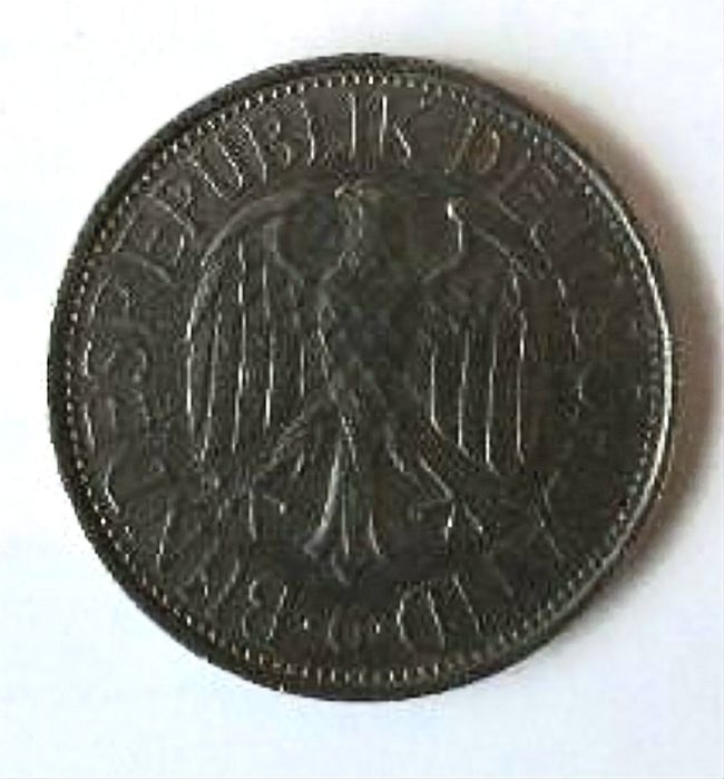 Marka niemiecka 1971 i 10 Pfenning 1980