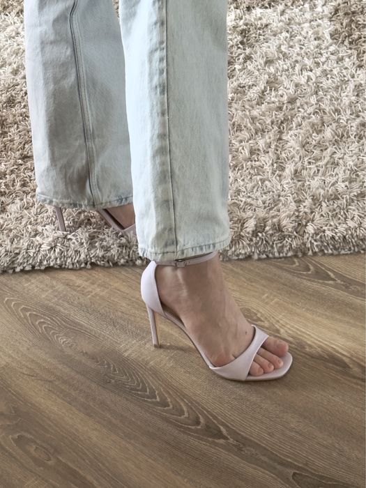 Туфли на шпильке лавандовые размер 40