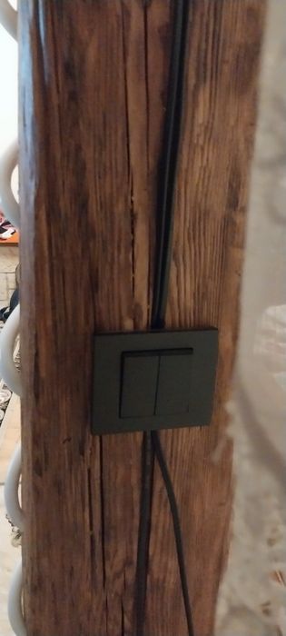 Торшер деревяний