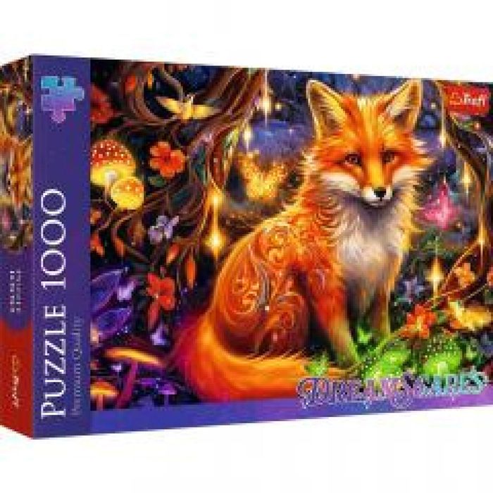 Puzzle 1000 DreamScapes: Baśniowy lis TREFL pudełko,404x276 mm