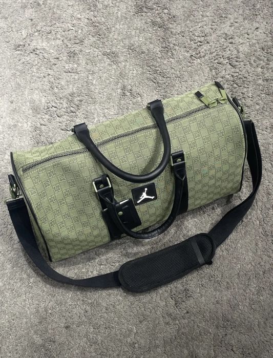 Дорожня сумка Air Jordan Monogram Duffle Bag зелена ОРИГІНАЛ