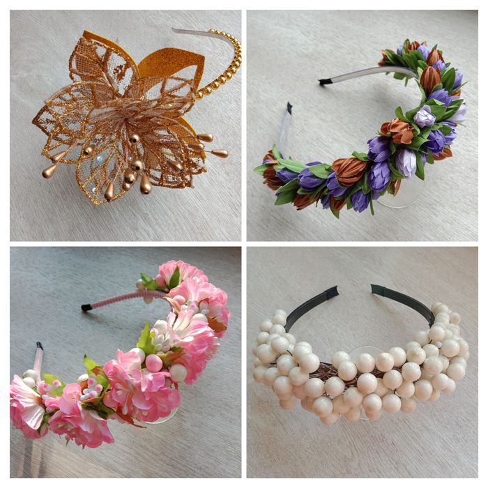 Обруч ободок веночек ягодный