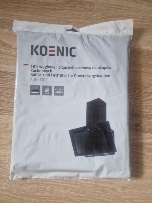Filtr do okapu kuchennego węglowy i przeciwtłuszczowy Nowy