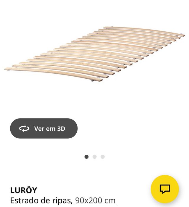 Estrado IKEA cama solteiro