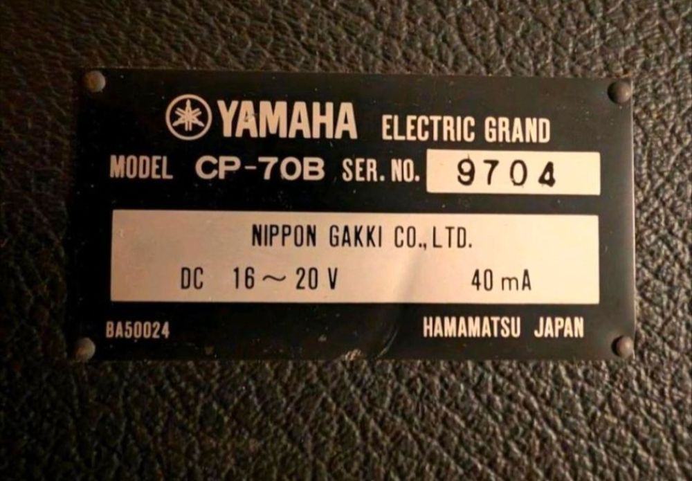 Yamaha CP-70B – Piano Elétrico Vintage