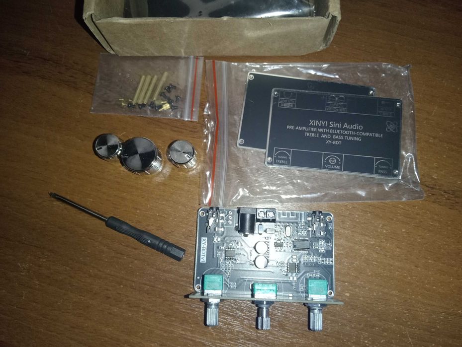 XY-BDT Bluetooth  5.1  попередній аудіопідсилювач, NE5532