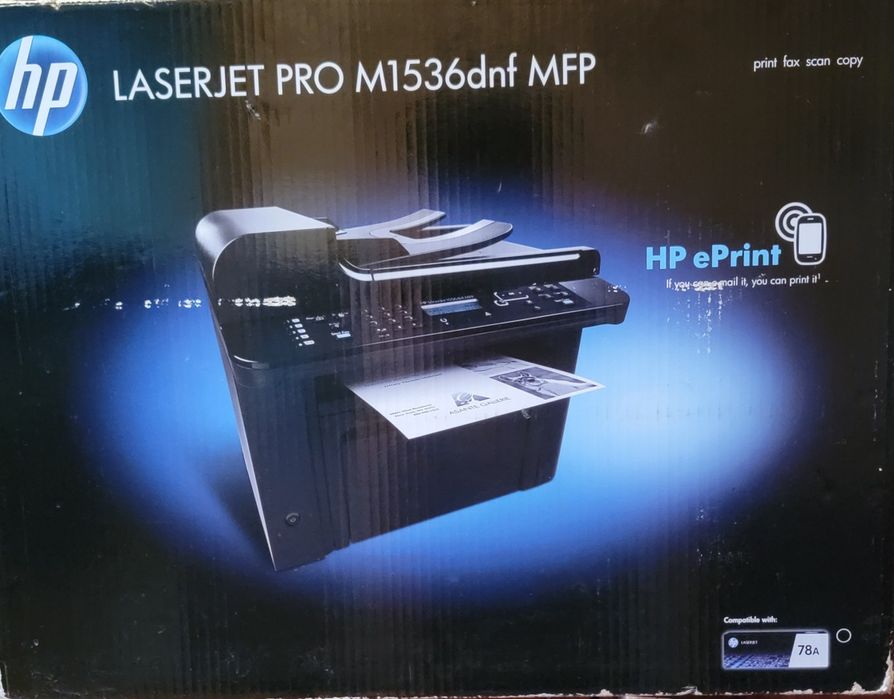 Принтер, hp laserjet pro m1536dnf mfp