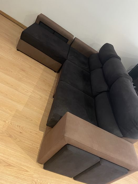 Sofa com chaise lounge