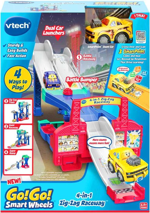 VTech Go! Go! Smart Wheels  Zig-Zag. Вітеч  гоночна траса 4 в 1