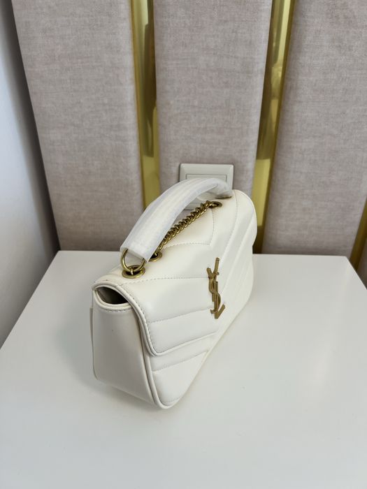 Mala branca Yves Saint Laurent