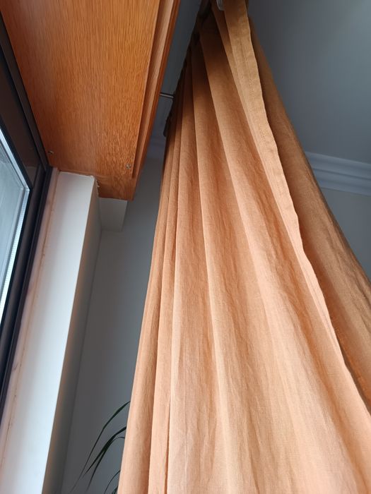 Cortinados 100% linho da IKEA