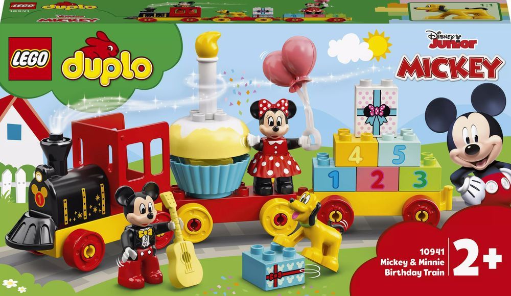 LEGO DUPLO ǀ Disney Urodzinowy pociąg myszek Miki i Minnie 10941. Nowy Produkt