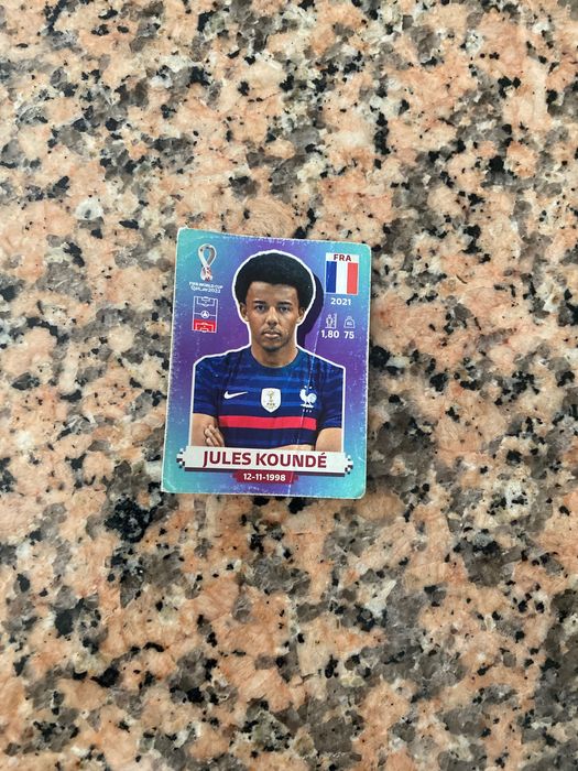 Carta Mundial de Futebol 2022 Jules Koundé