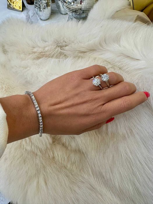 Pierścionek z diamentem naturalnym 2.01 Ct SI2/G IGI