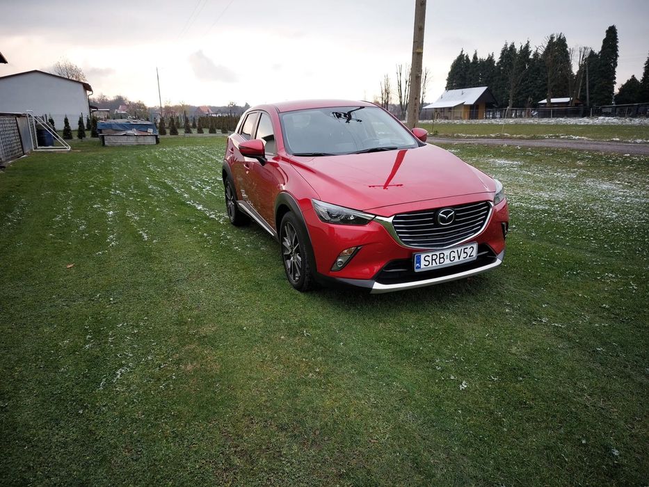 Mazda CX-3 Mazda CX-3 1.5 Skyactiv-D 105 KM Exclusive Line 2015 Niski przebieg