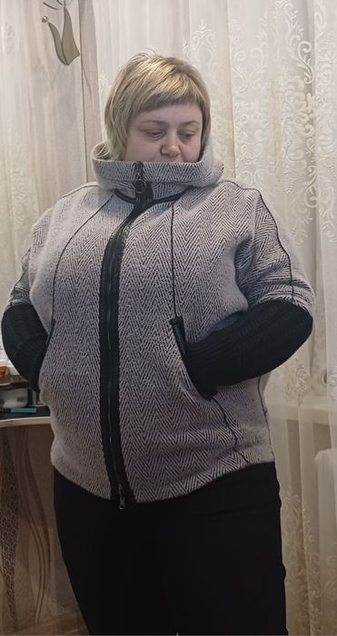 Куртка, пальто, пуховик, кашемировое пальто, куртка мех, 56-58р.