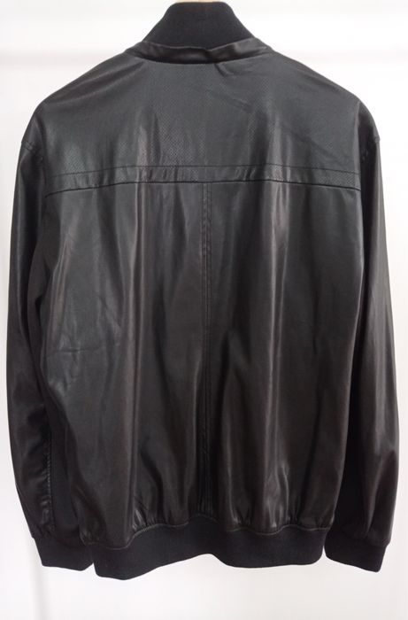 Kurtka GUESS czarna L skóra ekologiczna NOWA metka