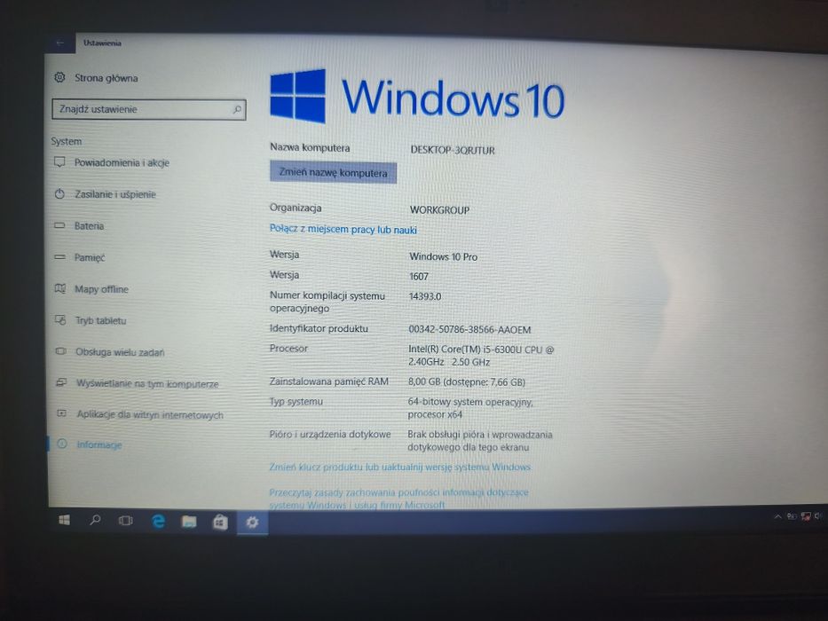Laptop Dell latitude 7280