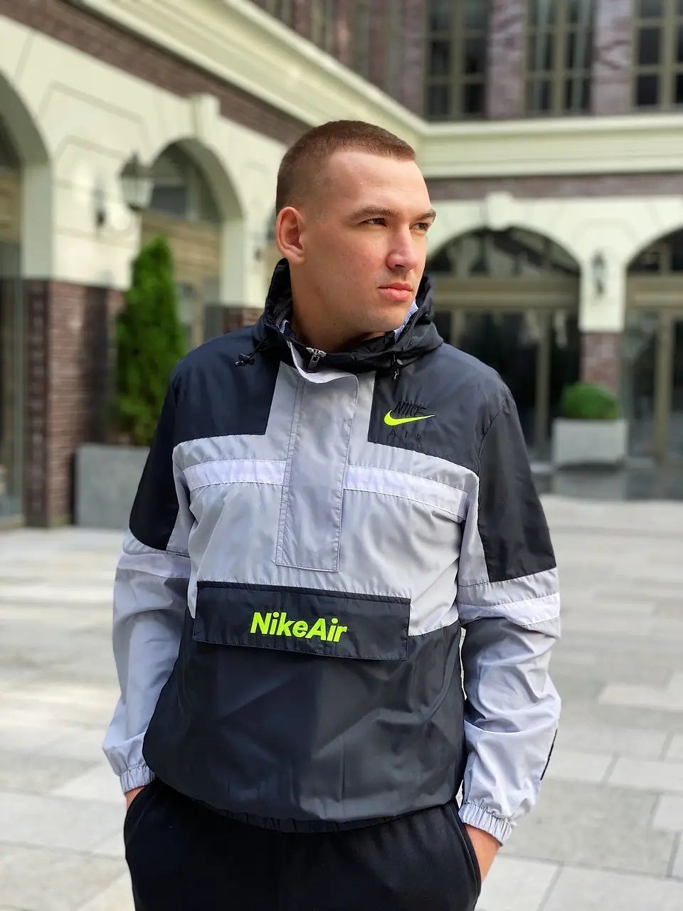 Nike air woven jacket deals