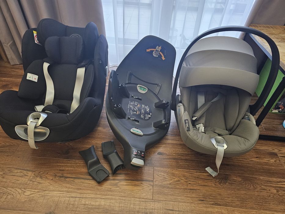 Cybex zestaw Z łupina fotelik baza obrotowa 360 stan idelany