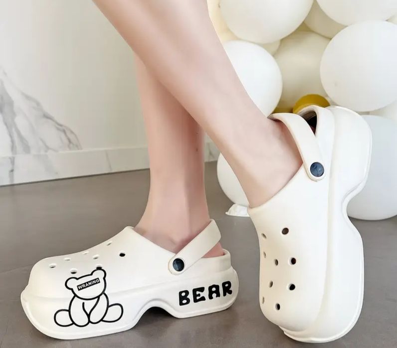 Крокси Bear білі 37-38  розмір