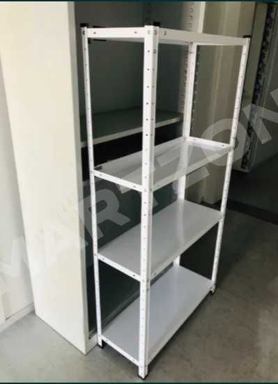 Стелаж МІА на болтах 150х75х30 см, 4 полки Метал для книг, іграшок