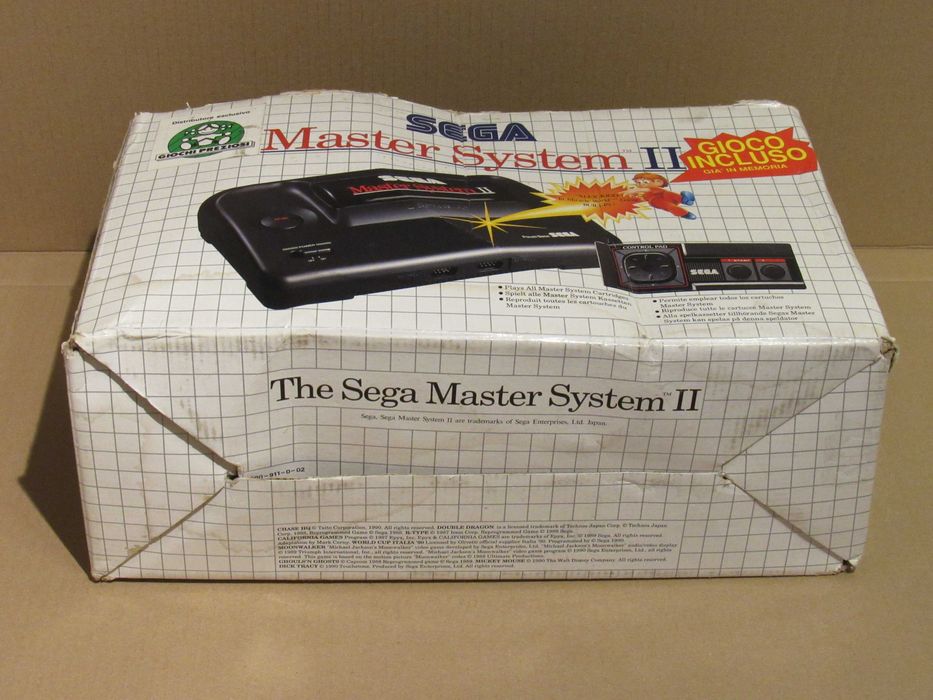 Sega Master System II 2 caixa original