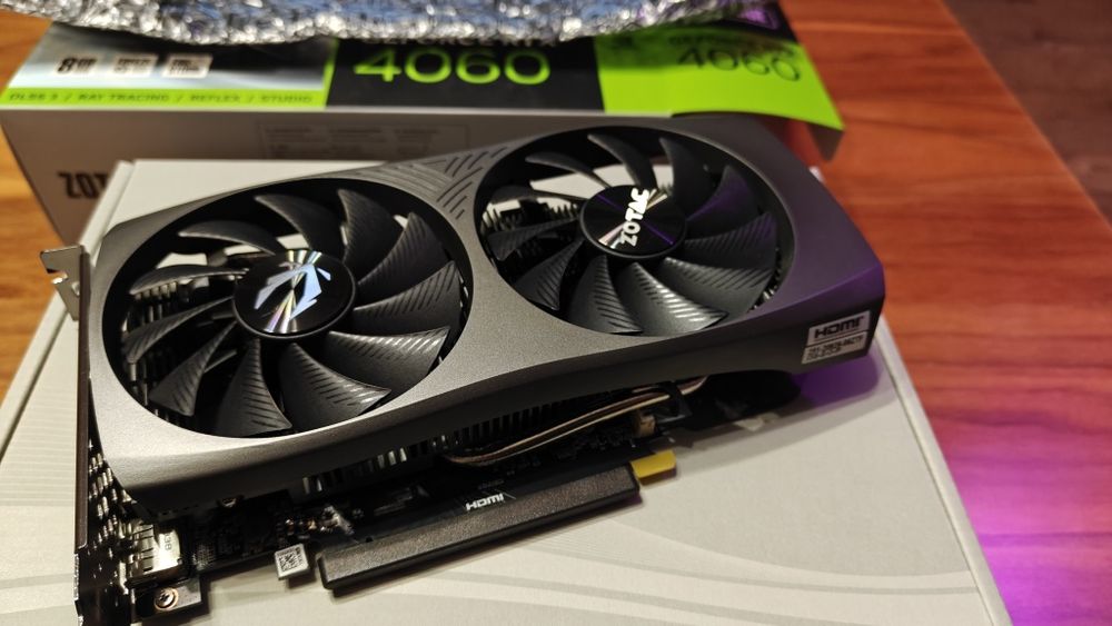 Відеокарта GeForce RTX 4060 8Gb Zotac