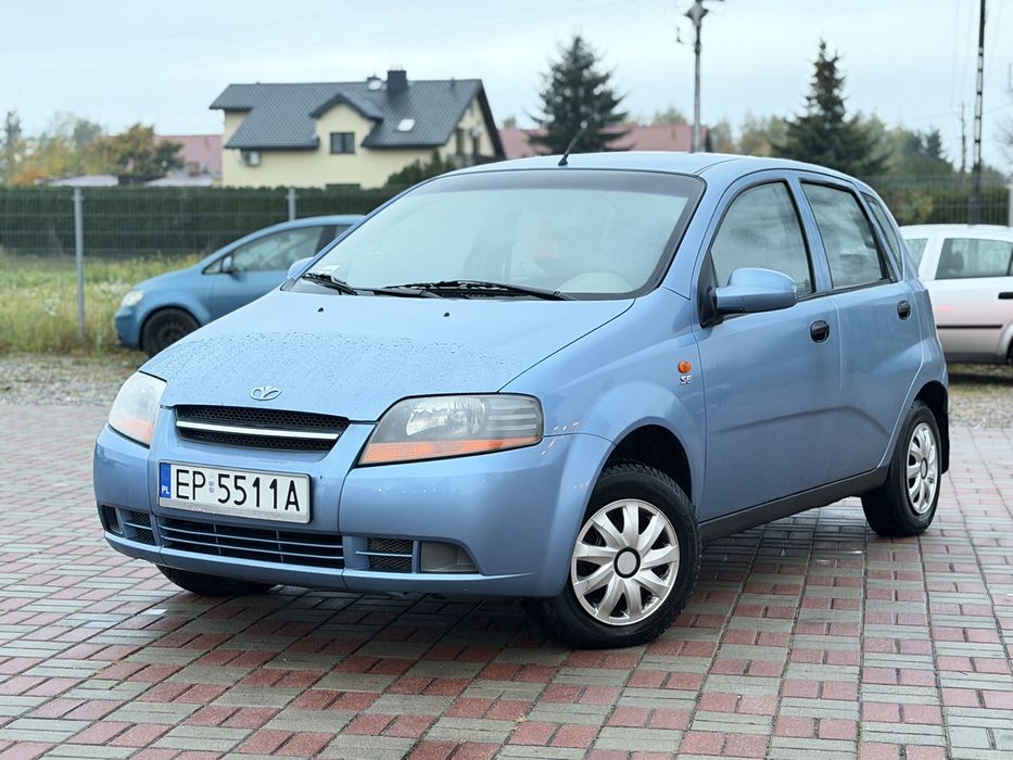 Zadbany Daewoo Kalos 2004 • 1.2 Benzyna • Niski Przebieg 172 tys. km • Tanio • Okazja