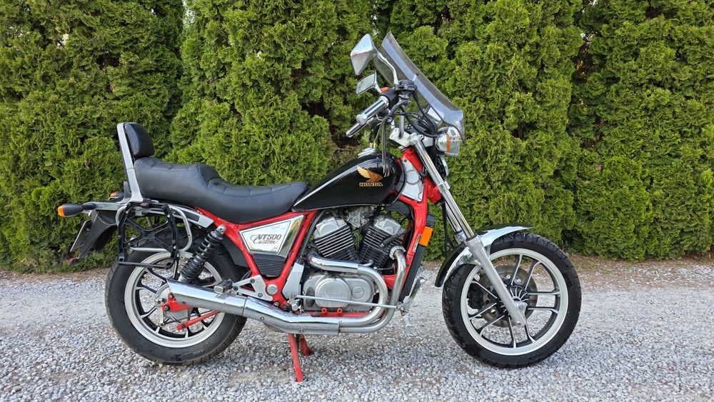 Honda vt 500 Shadow zarejestrowany w Polsce Niemcy Kufry 2 klucze