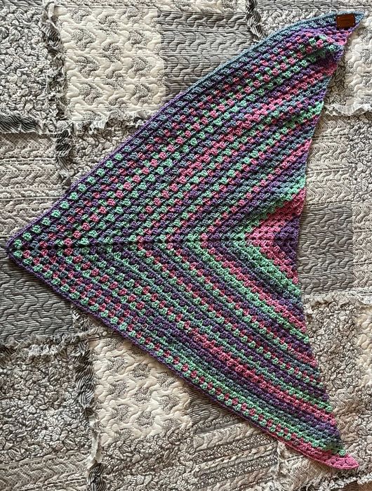 CHUSTA HAND MADE ręcznie robiona na szydełku