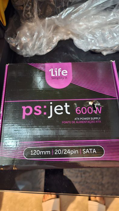 PC Power Supply 600W, New64586304385025120