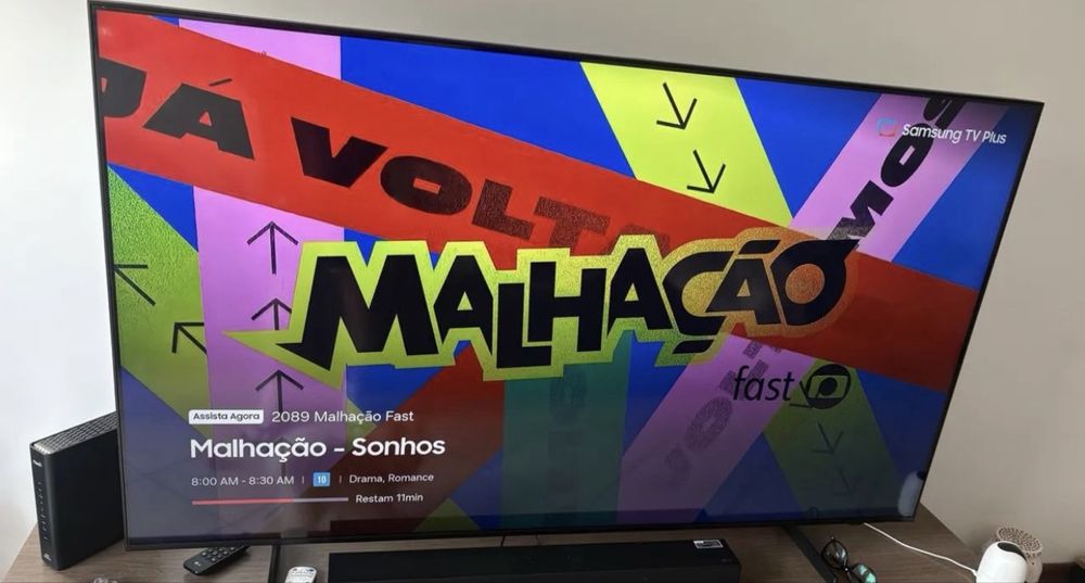 TV Samsung cristal 65 polegadas