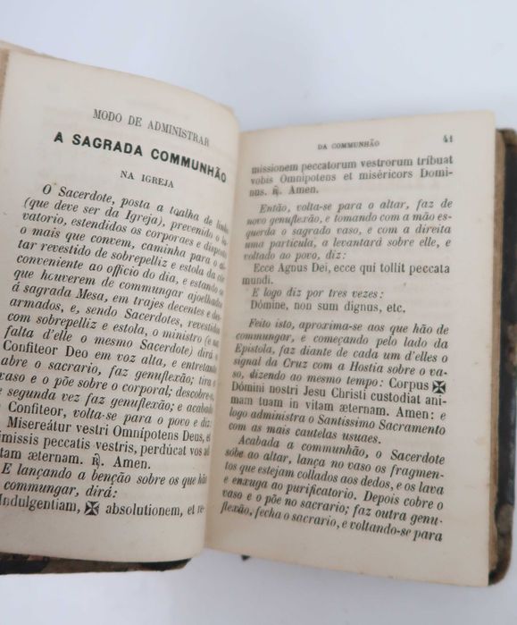 Ritual Breve para Uso dos Parochos e Clero 1877 (raro)