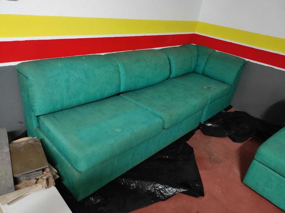 Sofa-cama com canto