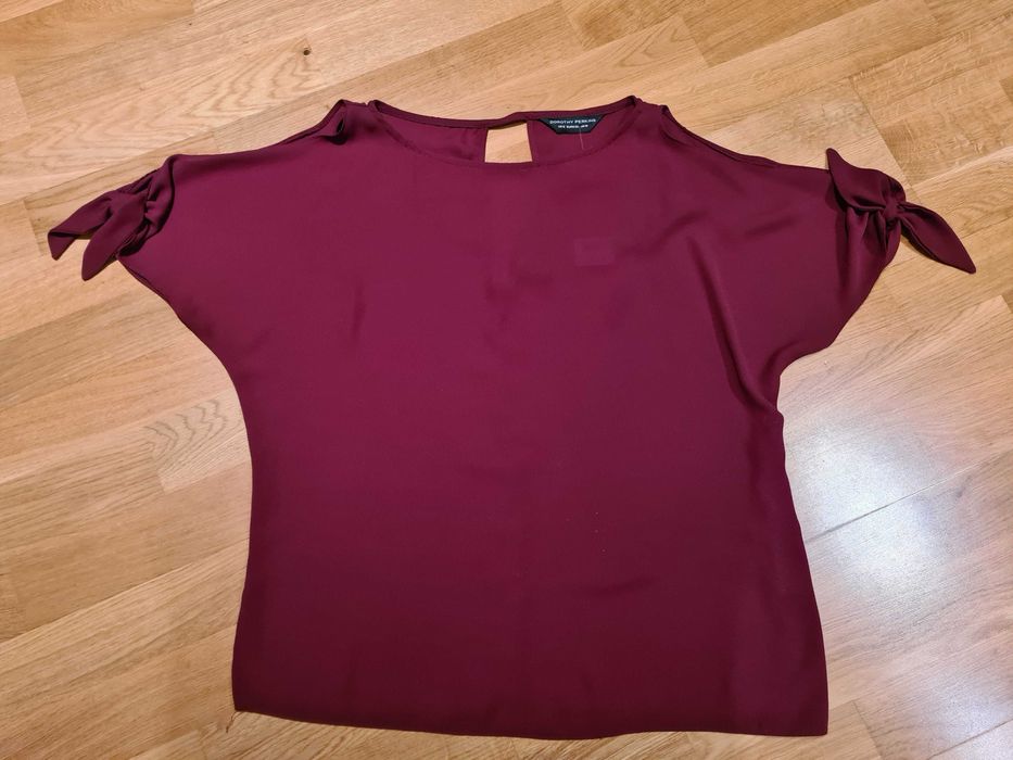 NOWA Bluzka bordowa M Dorothy Perkins