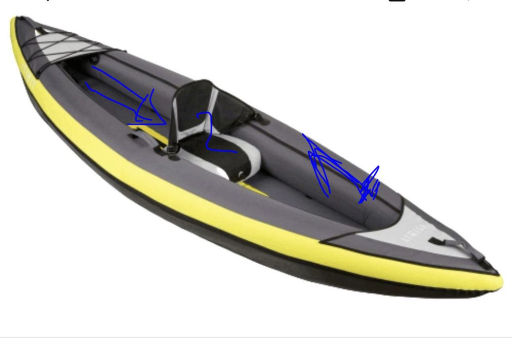 Acessorios para kayak itiwit 1 pesoa