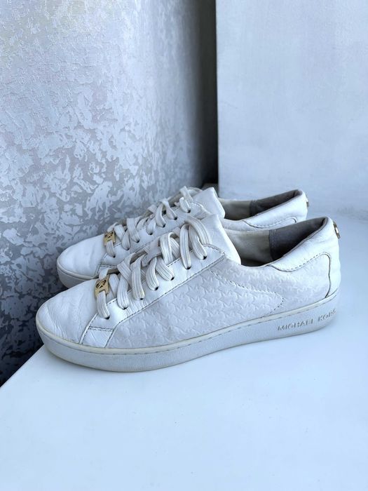 Шкіряні кеди кросівки Michael Kors 36-37 р. оригінал, кожаные кеди