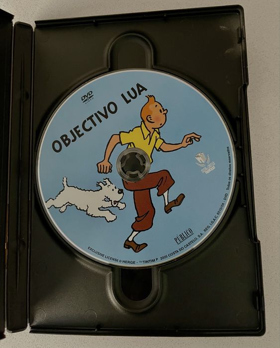 As aventuras de Tintim - objetivo Lua - DVD