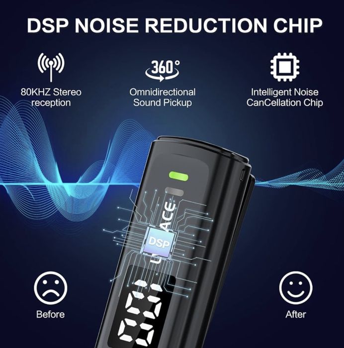Nowy Bezprzewodowy mikrofon do smartfonu USB typu C