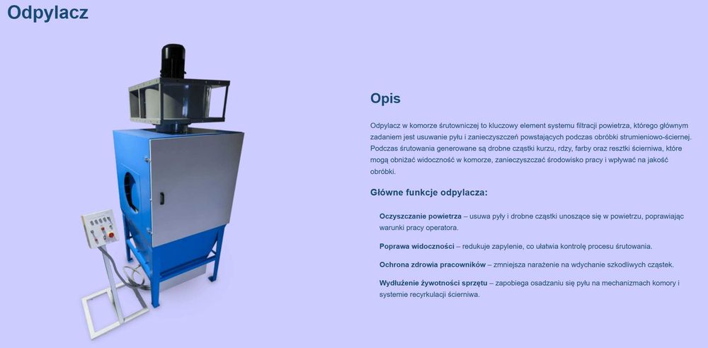 Odciąg  / odpylacz