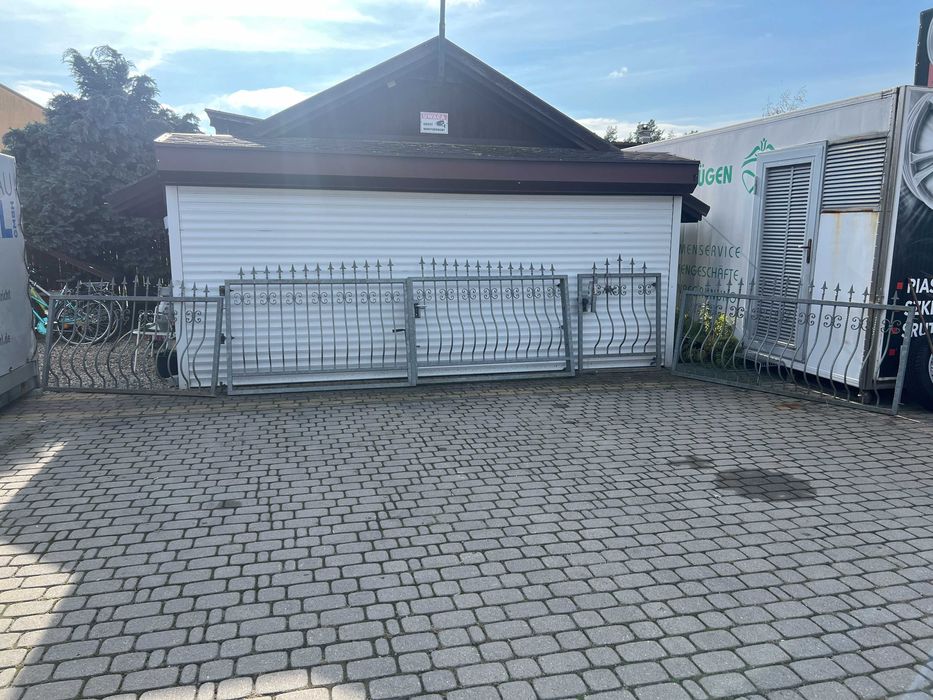 Brama, furtka i przęsła OCYNK – ciężkie, 9 metrów zestaw