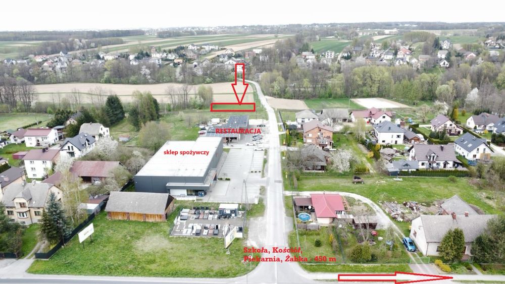 Działka usługowo-budowlana 20,65 ara | Bulowice | własny lasek | droga asfaltowa | doskonała lokalizacja - Widok 2