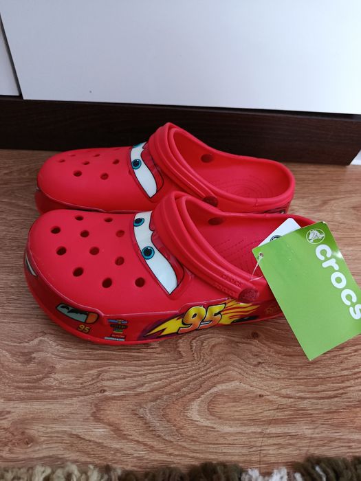 Buty McQueen czerwone crocs