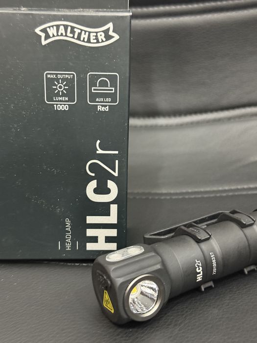 Walther Latarka kątowa czołowa HLC2r 1000lm EDC Ładowanie USB IPX6