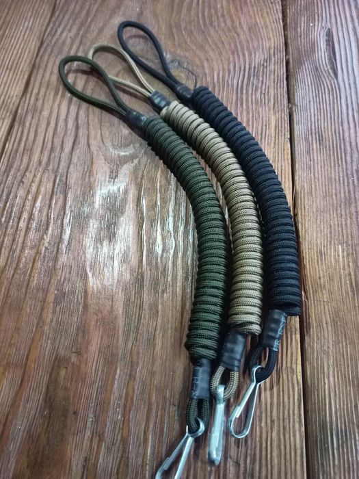 Шнур тренчик страховочный/страхувальньний петля койот/олива/черный