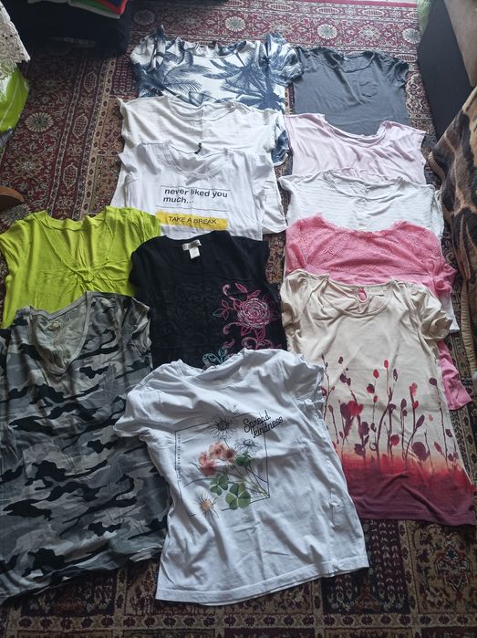 Ubrania różne paka damskie roz L szt 55