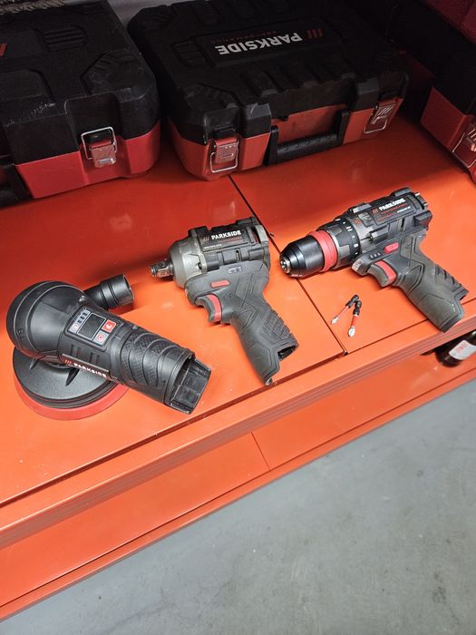 Parkside performance x3  urządzenia akumulatorowe 12v